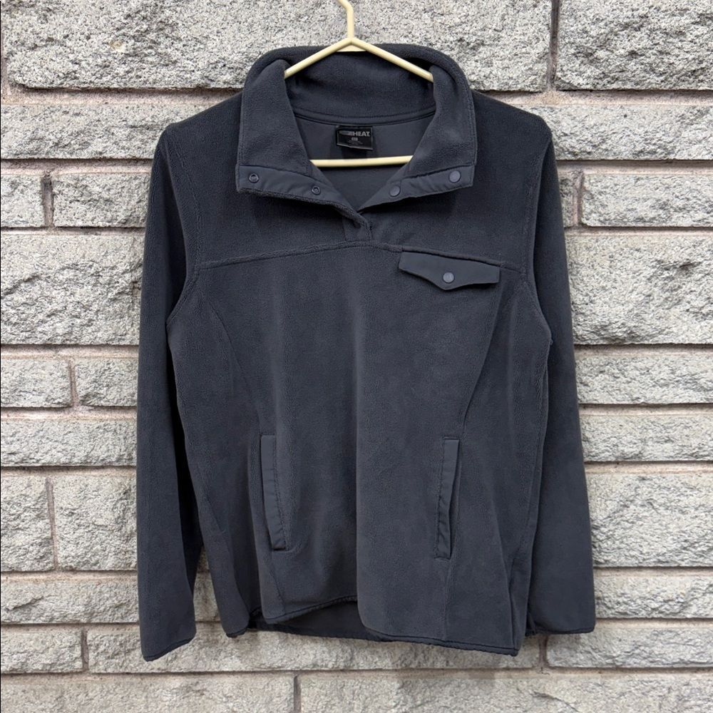 Gray 32 Heat Fleece Pullover Jacket